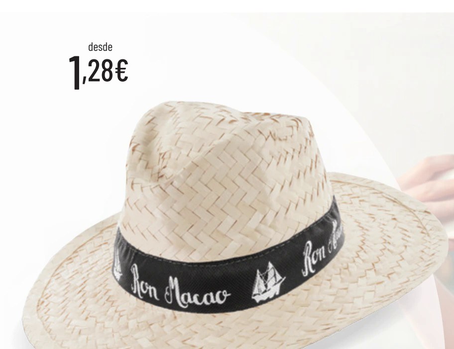 Lambert — Sombrero paja claro, cinta interior.