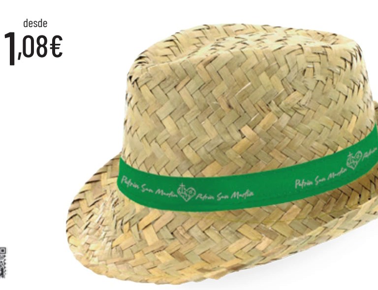 Zeta — Sombrero de paja, cinta interior.